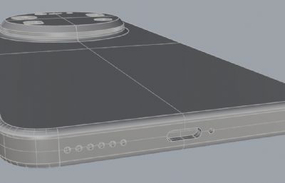 华为Mate 80 Pro Max手机3D模型