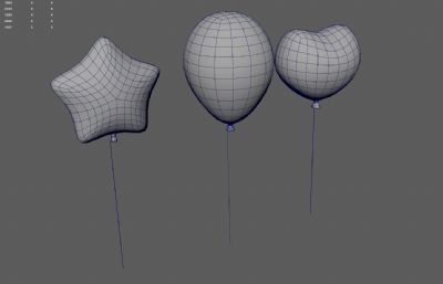生日活动气球 爱心气球 五角星气球