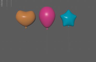 生日活动气球 爱心气球 五角星气球