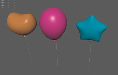 生日活动气球 爱心气球 五角星气球