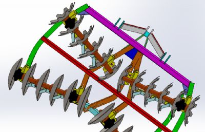 农用三点悬挂耙