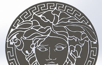 头像CNC平面雕刻