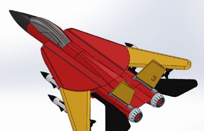 喷气式飞机简易模型