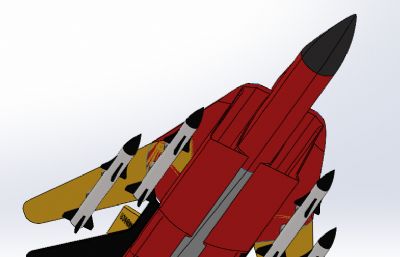 喷气式飞机简易模型