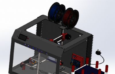 塑料热熔3D打印机