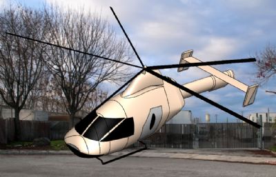 双发旋翼轻型通用直升机