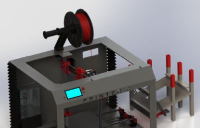 塑料热熔3D打印机