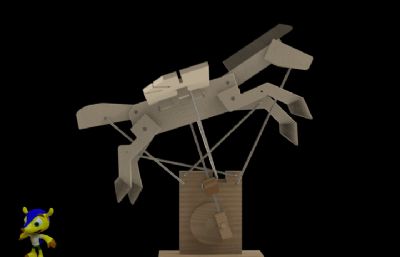 木质玩具天马 手摇式飞马玩具