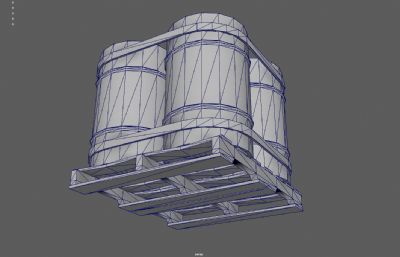 油桶 木板架 感染性化学物品塌陷模型