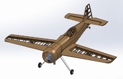 轻木质SU-31航模飞机