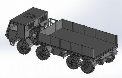 8 x 8Tatra卡车模型图纸