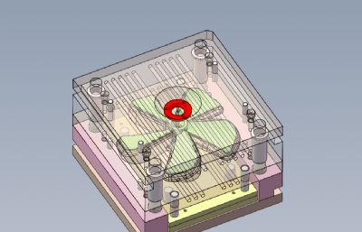 塑料风扇叶片模具