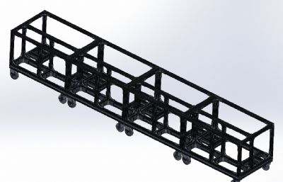 多节铝型材移动车