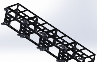 多节铝型材移动车