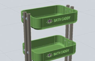 浴盆置物架组件