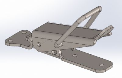 标准钢板制锁扣