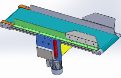 紧凑型皮带输送机三维模型