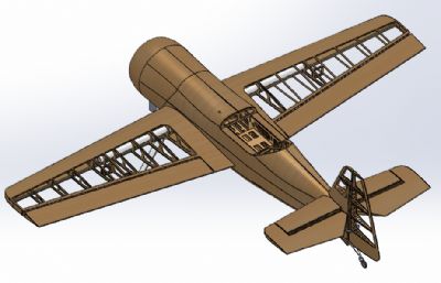 轻木质SU-31航模飞机