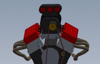 机械增压顶置气门（OHV）V8发动机