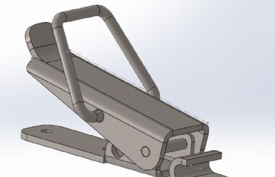 标准钢板制锁扣