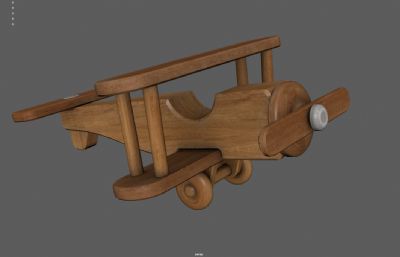 木头飞机 木质玩具飞机 木质飞机