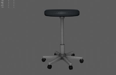 圆凳吧椅 圆形升降椅 吧台椅