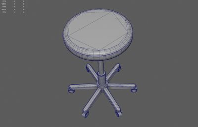 圆凳吧椅 圆形升降椅 吧台椅