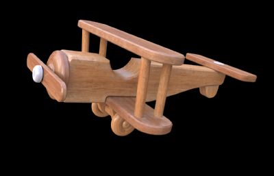 木头飞机 木质玩具飞机 木质飞机