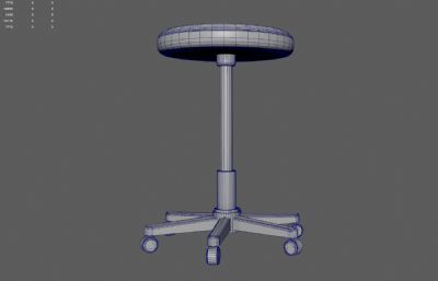 圆凳吧椅 圆形升降椅 吧台椅