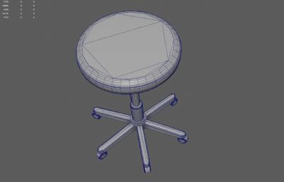 圆凳吧椅 圆形升降椅 吧台椅