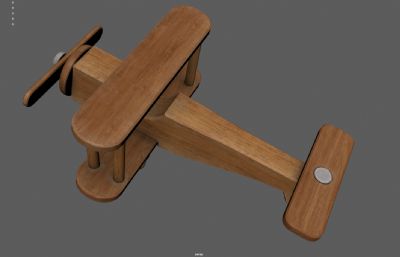 木头飞机 木质玩具飞机 木质飞机