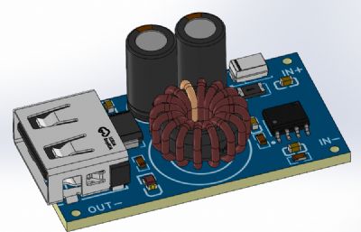 USB QC3.0快充电源模块