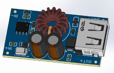 USB QC3.0快充电源模块