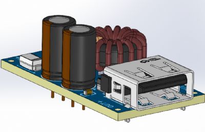 USB QC3.0快充电源模块