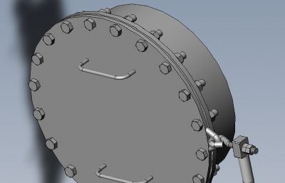 吊板式法兰人孔