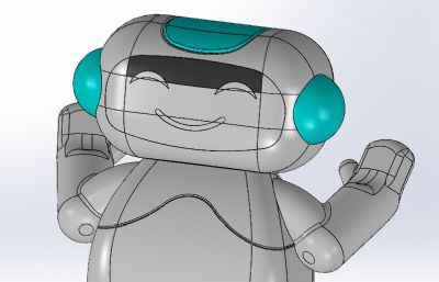 玩具机器人三维模型