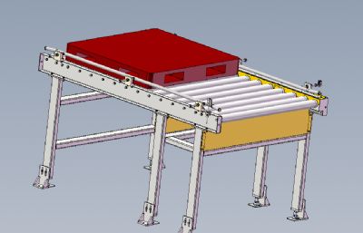 1.2米1.5吨托盘滚筒输送机