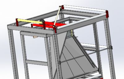 无纺布收料机构