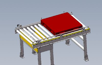 1.2米1.5吨托盘滚筒输送机