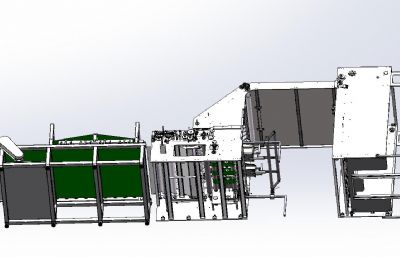自动裱纸机solidworks模型