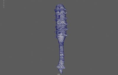 狼牙棒 冷兵器 末世生存武器塌陷模型