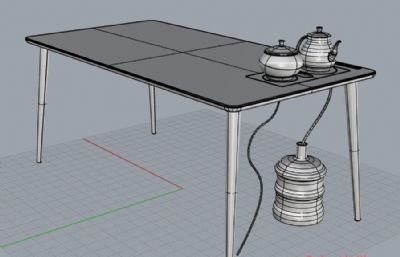 茶室茶艺桌子 木质家具 博古架