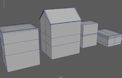 西方土房子 老房子 老街区住宅房屋合集