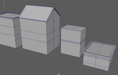 西方土房子 老房子 老街区住宅房屋合集