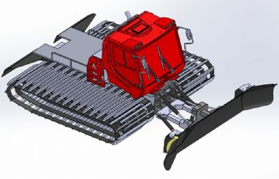 PB400雪地履带式推土机玩具