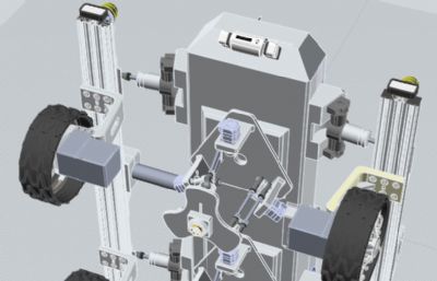 火星月球农场机器人漫游者