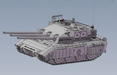 E100坦克玩具模型