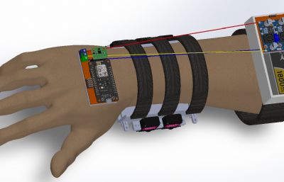 伺服电机驱动的仿生机械手