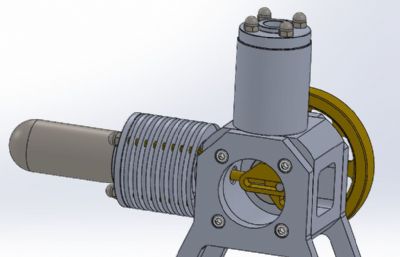 交叉槽斯特林发动机
