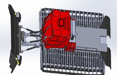 PB400雪地履带式推土机玩具
